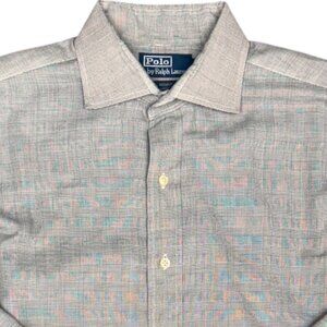 Men's POLO by RALPH LAUREN Regent‎ Classic Fit Dress Shirt- Size 34/35 16.5